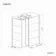 Munich Matt Black Grid 8mm Walk In Shower Enclosure 1400mm & 900mm Glass with Pivotal Return Panel