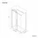 Oslo Matt Black Premium Easy Clean 8mm Sliding Shower Enclosure 1400x900mm