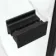 Vienna Matt Black Easy Clean 8mm Hinged Shower Enclosure 1400x900mm