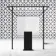 Munich Matt Black Grid 8mm Walk Through Wet Room Shower Glass Panel 1200mm