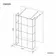 Munich Matt Black Grid 8mm Walk Through Wet Room Shower Glass Panel 1200mm & 250mm Return Panel