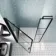 Toulon Matt Black Easy Clean 6mm Pivot Shower Door 1200mm