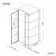 Toulon Matt Black Grid Easy Clean 6mm Pivot Shower Enclosure 1200x900mm