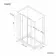 London Matt Black 6mm Sliding Shower Enclosure 1200x760mm