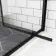 London Matt Black 6mm Pivot Shower Enclosure 900x760mm