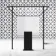 Munich Matt Black Framed 8mm Walk Through Wet Room Shower Glass Panel 1100mm