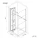 London Matt Black Grid 6mm Bifold Shower Enclosure 760x760mm