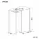 Munich Matt Black Framed 8mm Walk In Shower Enclosure 1400mm & 800mm Glass with Pivotal Return Panel