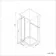 London Brushed Brass 6mm Pivot Shower Enclosure 900x700mm