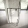 Cologne Matt Black Easy Clean 8mm Hinged Shower Enclosure 1000x800mm