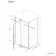 Cologne Matt Black Easy Clean 8mm Hinged Shower Enclosure 1100x900mm