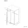 Cologne Matt Black Easy Clean 8mm Hinged Shower Enclosure 1500x700mm