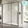 Cologne Matt Black Easy Clean 8mm Hinged Shower Enclosure 1700x900mm