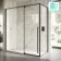 Cologne Matt Black Easy Clean 8mm Hinged Shower Enclosure 1800x900mm