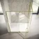Cologne Brushed Brass Easy Clean 8mm Hinged Shower Enclosure 1400x900mm