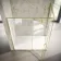 Cologne Brushed Brass Easy Clean 8mm Hinged Shower Enclosure 1600x700mm