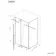 Cologne Brushed Gunmetal Easy Clean 8mm Hinged Shower Enclosure 1000x700mm