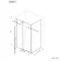 Cologne Brushed Gunmetal Easy Clean 8mm Hinged Shower Enclosure 1100x700mm