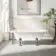 Abingdon 1500mm Single Ended Roll Top Bath - Chrome Feet