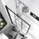 Abingdon 1500 Roll Top Shower Bath - Black Claw Feet & 6mm Easy Clean Matt Black Grid Screen