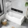 Dover 1700x750 Keyhole Shower Bath & 6mm Easy Clean Screen
