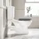Hudson Traditional Close Coupled Toilet With Dove Grey Wooden Seat