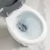Hudson Traditional Close Coupled Toilet With Dove Grey Wooden Seat