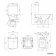 Atlanta Rimless Close Coupled Toilet With Soft Close Slim Seat