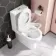 Denver Rimless Fully Back to Wall Close Coupled Toilet & Pedestal Basin Set