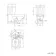 Atlanta Rimless Close Coupled Corner Toilet With Soft Close Seat