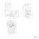 Atlanta Rimless Close Coupled Corner Toilet With Soft Close Slim Seat