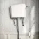 Hudson Traditional High-Level Toilet With Midnight Green Seat & Pedestal Basin - Single Tap Hole