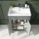 Bermuda Dove Grey Basin Vanity 600mm