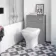 Quartz Stone Grey Back To Wall Unit and Atlanta Toilet