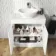 Trent Gloss White Vanity with Marble Top & Oval Counter Top Basin 800mm