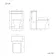 Avon & Trent Gloss White Slimline Back To Wall Unit and Atlanta Toilet