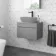 Trent Stone Grey Wall Hung Drawer 600mm - Excludes Counter Top Basin