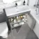 Trent Stone Grey Combination Vanity Basin and Aruba Toilet 1300mm