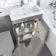 Trent Stone Grey Basin Vanity and Back To Wall Unit 1100mm - Right Handed
