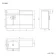 Harper Charcoal Elm Basin Vanity with Marble Top & Back To Wall Unit 1200mm