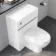 Foster Gloss White Back To Wall Unit and Seattle Toilet