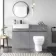 Foster Stone Grey Back To Wall Unit and Seattle Toilet