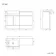Foster Stone Grey Basin Vanity with Marble Top & Back To Wall Unit 1200mm