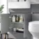 Foster Stone Grey Combination Vanity Basin with Marble Top & Denver Toilet 1200mm