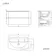 Bali Tungsten Grey Wall Hung Basin Drawer Vanity 800mm