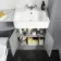 Monaco Dove Grey Combination Vanity Basin with Marble Top & Atlanta Toilet 1200mm