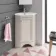 Lucia Chalk White Corner Basin Vanity 400mm