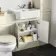 Monaco Chalk White Traditional Basin Vanity 600mm