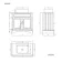 Lucia Chalk White Vanity with Marble Top & Curved Counter Top Basin 840mm