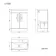 Avon Gloss White Basin Vanity 600mm - Black Accents